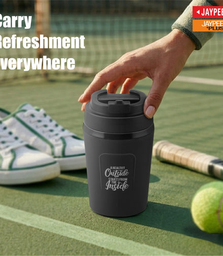 Jaypee Zipsip PU Insulated Hot & Cold SS Coffee Mug